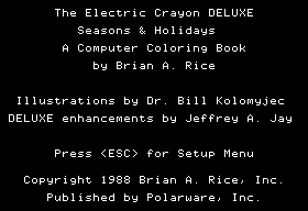 The Electric Crayon Deluxe: Seasons & Holidays