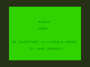 Robin Hood: An Adventure in Lincoln Green