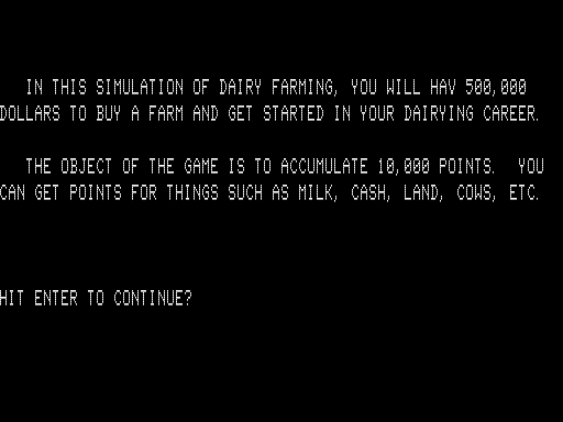 Dairy Farming