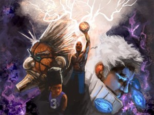 Barkley, Shut Up and Jam: Gaiden - Chapter 1 of the Hoopz Barkley SaGa