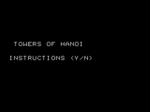 Towers of Hanoi