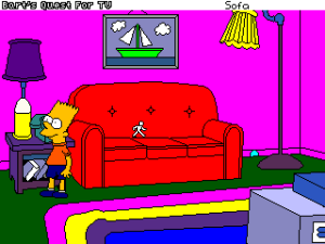 Bart's Quest For TV