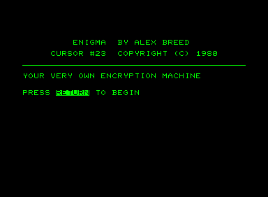 Enigma