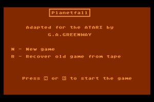 Planetfall