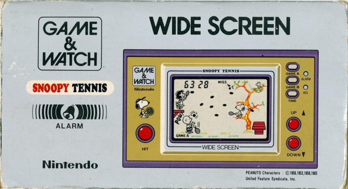 Game & Watch Wide Screen: Snoopy Tennis