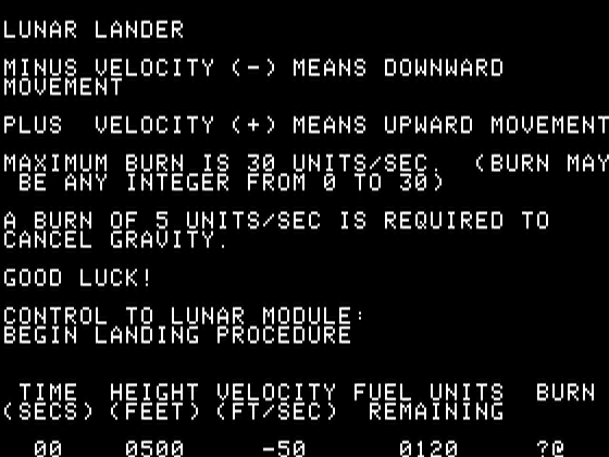 Lunar Lander