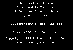 Electric Crayon: This Land Is Your Land