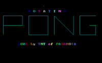 Rotating Pong
