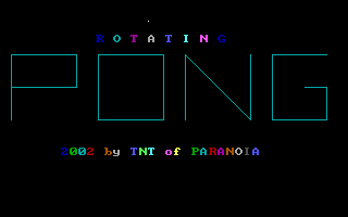 Rotating Pong