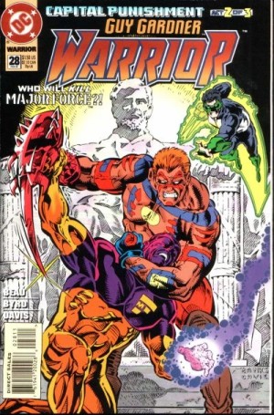 Guy Gardner: Warrior (vol.1) #28: Capital Punishment: Act 2: Deck the Hood With Blows of Folly