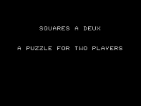 Squares a Deux