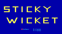 Sticky Wicket