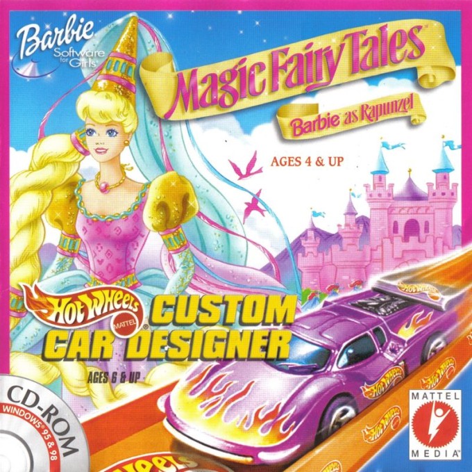 Magic Fairy Tales: Barbie As Rapunzel + Hot Wheels: Custom Car Designer