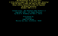The Misadventure of the Holy Grail