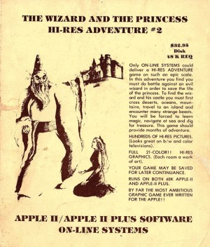 Hi-Res Adventure #2: The Wizard and the Princess