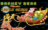 Barney Bear Meets Santa Claus