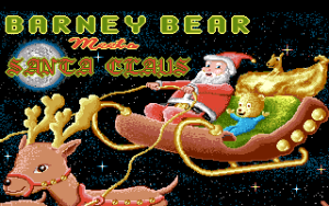 Barney Bear Meets Santa Claus