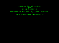 Voyage to Atlantis