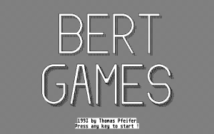 Bert Games
