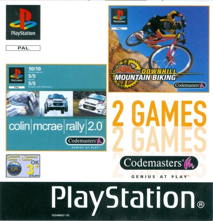 2 Games: Colin McRae Rally 2.0 / No Fear Downhill Mountain Biking