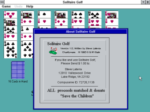 Solitaire Golf