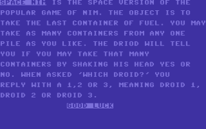 Space NIM