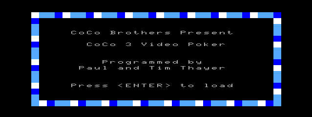 CoCo 3 Video Poker