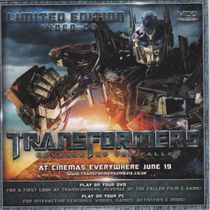 Transformers: Revenge of the Fallen - Limited Edition Video CD (included game)