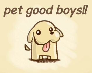 pet good boys!!