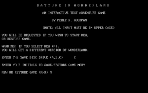 Battune in Wonderland
