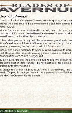 Blades of Avernum
