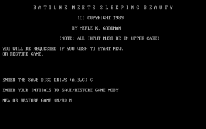 Battune Meets Sleeping Beauty