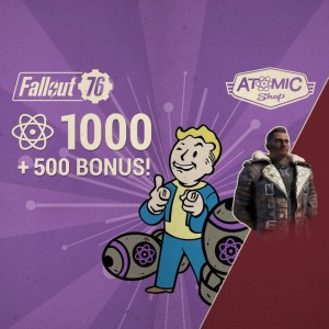 Fallout 76: 1000 (+500 Bonus!) Atoms - Limited-Time E3 Bundle