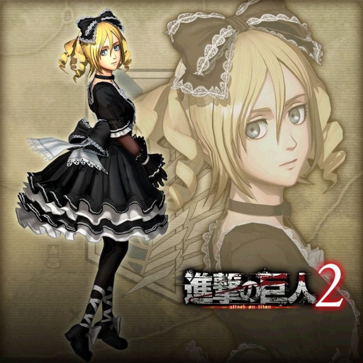 Attack on Titan 2: Christa Costume - Cutesy Goth Outfit