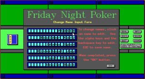 Friday Night Poker