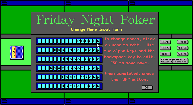 Friday Night Poker
