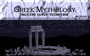 Talking Cloze Technique: Greek Mythology