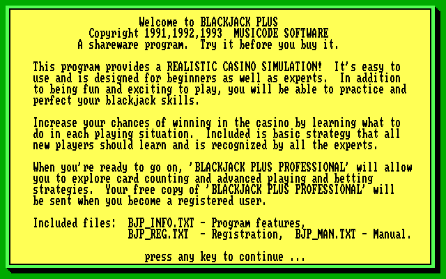 Blackjack Plus