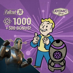 Fallout 76: 1000 (+500 Bonus!) Atoms - Limited-Time Gamescom Bundle