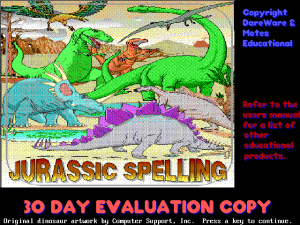 Jurassic Spelling