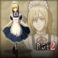 Attack on Titan 2: Christa Costume - Maid Outfit