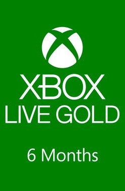 Xbox Live Gold на 6 месяцев