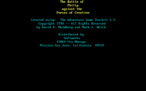 The Battle of Philip against the Forces of Creation
