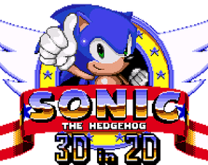 Sonic 3D in 2D