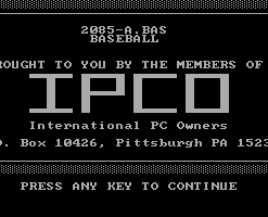 Baseball