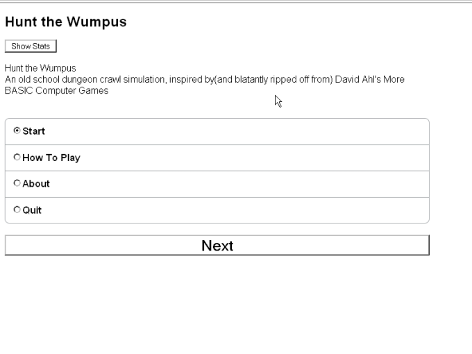 Hunt the Wumpus