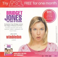 AOL Bridget Jones: The Edge of Reason & Wimbledon CD-ROM (included games)