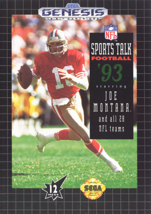 NFL Sports Talk Football '93 Starring Joe Montana
