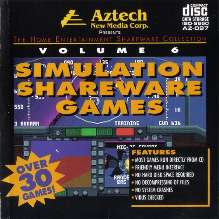 The Home Entertainment Shareware Collection: Volume 6 - Simulation Shareware Games