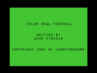 Color Bowl Football